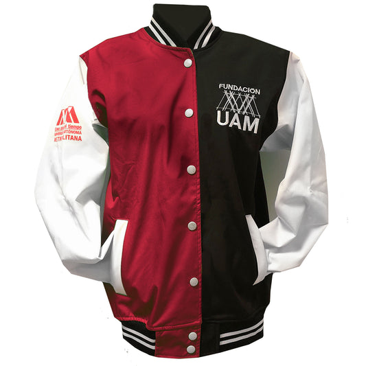 CHAMARRA NEGRA Y ROJO FUNDACIÓN UAM