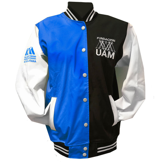 CHAMARRA NEGRA Y AZUL FUNDACIÓN UAM